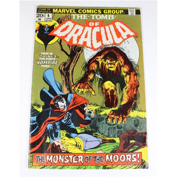 MARVEL COMICS THE TOMB OF DRACULA ISSUE NO. 6