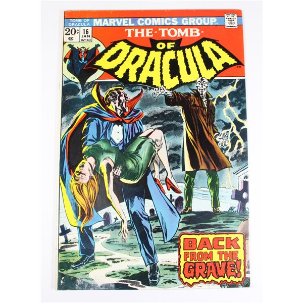 MARVEL COMICS THE TOMB OF DRACULA ISSUE NO.16