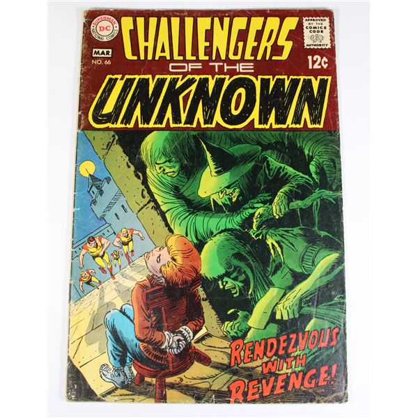 DC CHALLENGERS OF THE UNKNOWN ISSUE NO.66