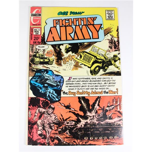 CHARLTON FIGHTIN' ARMY ISSUE NO.112