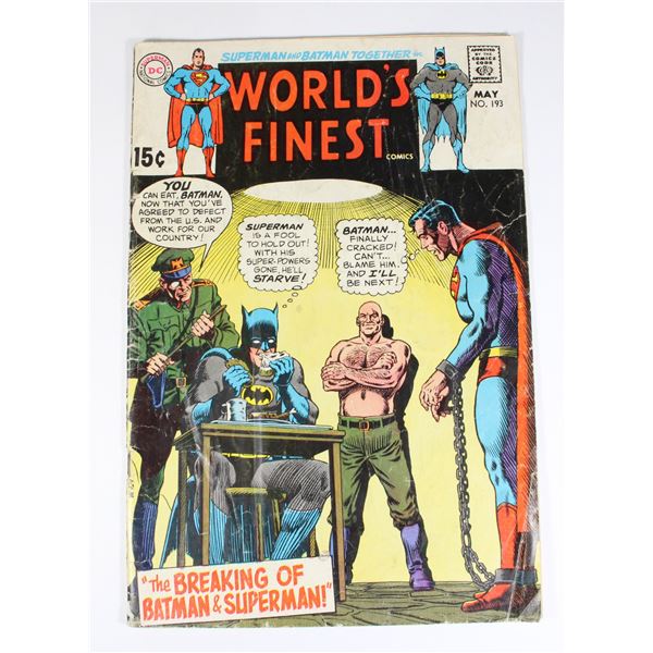 DC WORLDS FINEST ISSUE NO.193