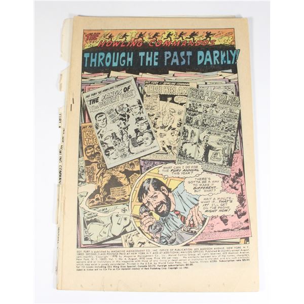 MARVEL COMICS SGT.FURY ISSUE NO.6