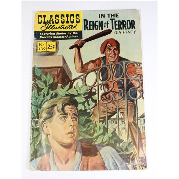 CLASSICS ILLUSTRATED REIGN OF TERROR ISSUE NO.139