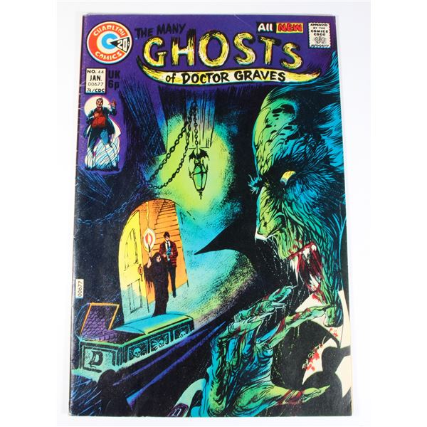 CHARLTON COMICS MANY GHOSTS OF DR.GRAVES ISSUE 44