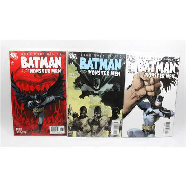 COMPLETE SET #1-6 BATMAN & THE MONSTER MEN COMIC