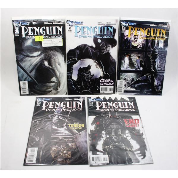 LIMITED EDITION FULL SET PENGUIN/BATMAN PAIN &