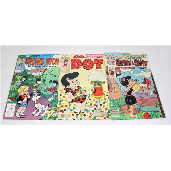 LOT OF 3 CHILDRENS COMICS INCLUDING LITTLE DOT