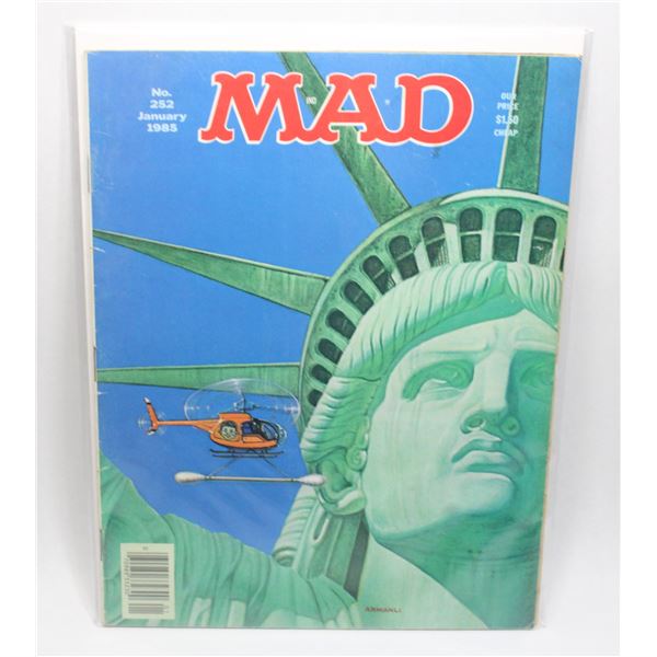 MAD MAGAZINE #252 (1985) (CHOPPER BOUND ALFIE USES