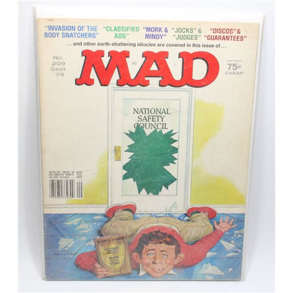 MAD MAGAZINE #209 (1979) (ALFIE IS AN ACCIDENT
