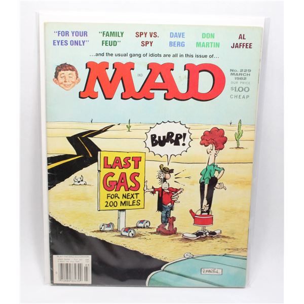 MAD MAGAZINE #229 (1982) (DON MARTIN’S LAST GAS