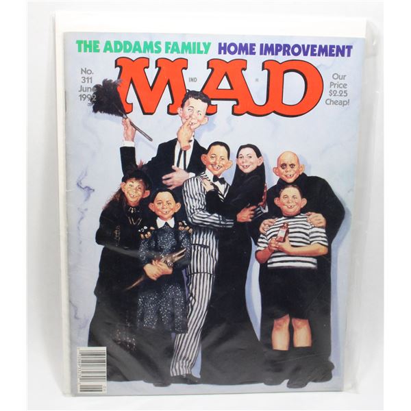MAD MAGAZINE #311 (1992) (ALFIE’S ADDAM’S FAMILY