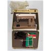 Image 1 : SINGER SEWING MACHINE WITH ATTACHMENTS