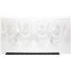 Image 1 : 4 CRYSTAL WATER GOBLETS CLAUDIA