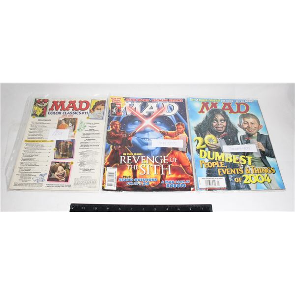 VINTAGE MAD MAGAZINES JANUARY 2005, APRIL 2005,