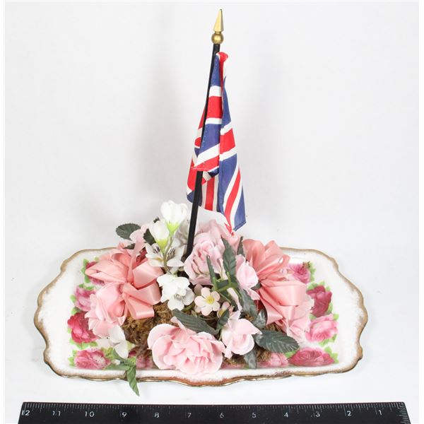 VINTAGE ROYAL ALBERT ROSE RECTANGULAR PLATE