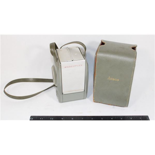ANSCO FLEX CAMERA IN ORIGINAL GENUINE LEATHER