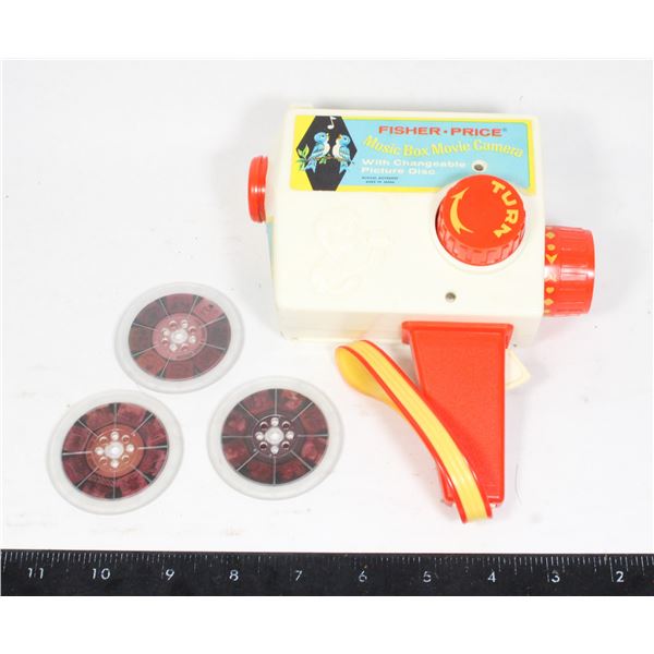 1968 FISHER PRICE MUSIC BOX MOVIE CAMERA