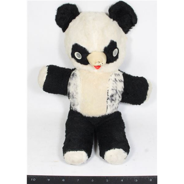 1960s VINTAGE PANDA TEDDY BEAR