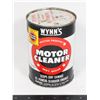 Image 1 : VINTAGE WYNNS MOTOR CLEANER ONE QUART FULL
