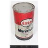 Image 1 : VINTAGE ESSO MARVELUBE HEAVY DUTY MOTOR OIL ONE