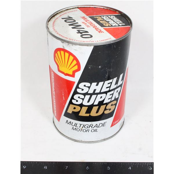 VINTAGE SHELL X-100 MULTIGRADE MOTOR OIL ONE QUART