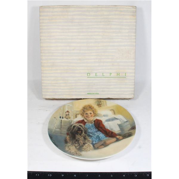BRADFORD EXCHANGE ANNIE AND SANDY COLLECTOR PLATE