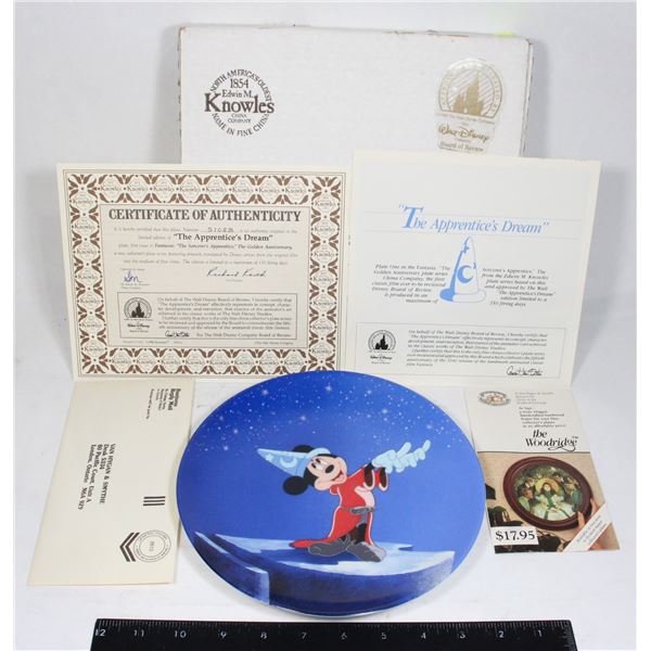 BRADFORD EXCHANGE PLATE "THE APPRENTICE'S DREAM"