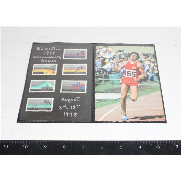 EDMONTON 1978 COMMONWEALTH GAMES POSTAGE STAMPS