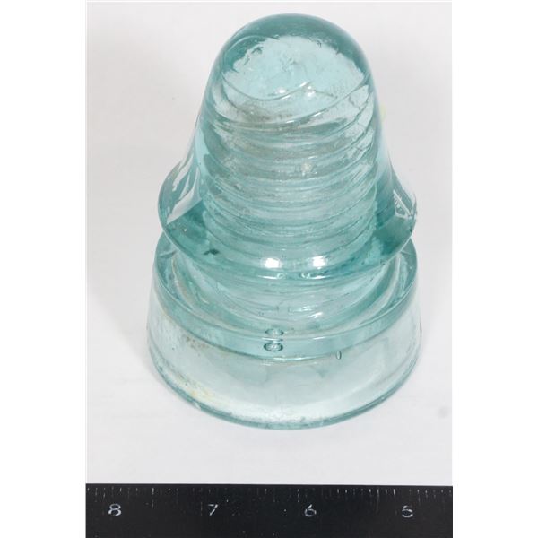 ANTIQUE CLEAR GLASS INSULATOR