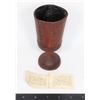 Image 1 : HANDMADE REAL LEATHER GOBLET