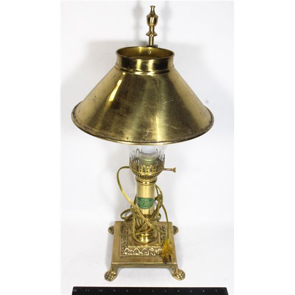 VINTAGE PARIS ORIENT EXPRESS ISTANBUL BRASS LAMP