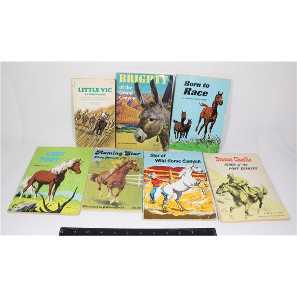 LOT OF VINTAGE HORSE STORY BOOKS