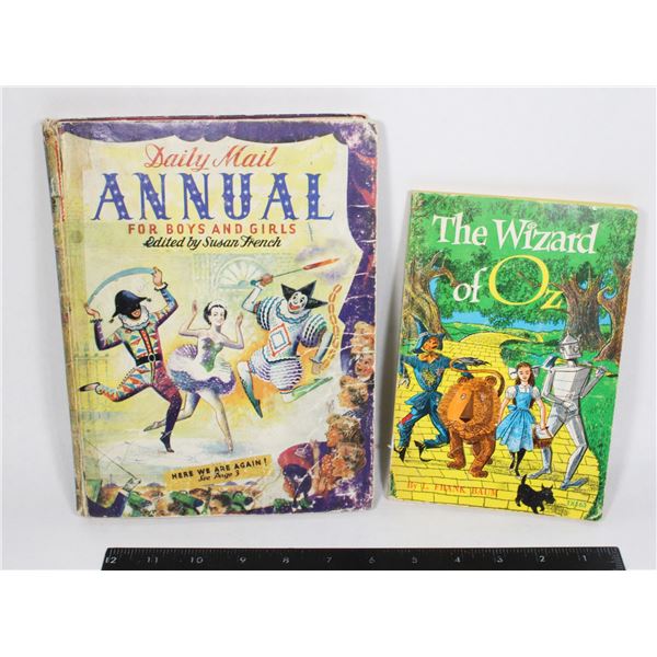1974 WIZARD OF OZ & 1952 DAILY MAIL ANNUAL