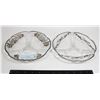 Image 1 : PAIR OF VINTAGE GLASS BOWLS