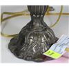Image 2 : BRASS LAMP WITH SHADE TESTED WORKING
