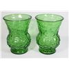 Image 2 : TWO VINTAGE E.O BRODY CO CRINKLE GLASS VASE