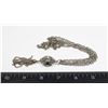 Image 1 : SILVER TONE ORNATE NECKLACE