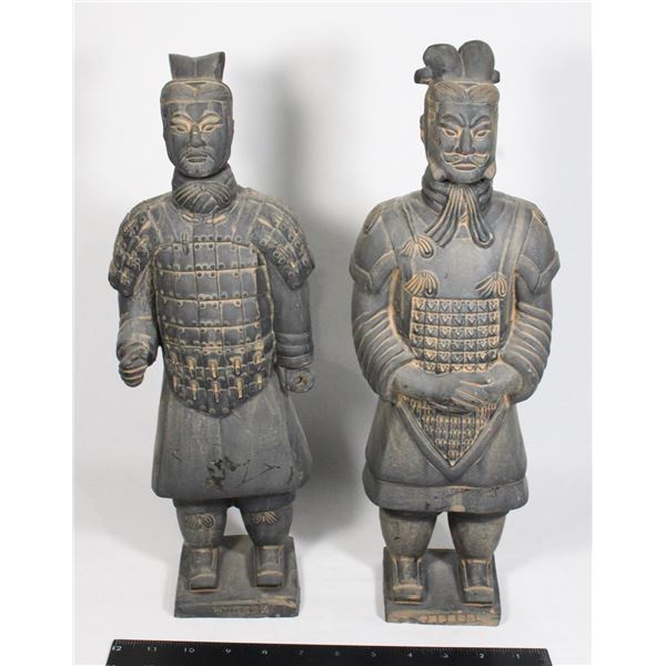 DECORATIVE TERRACOTTA  ARMY SOLDIERS