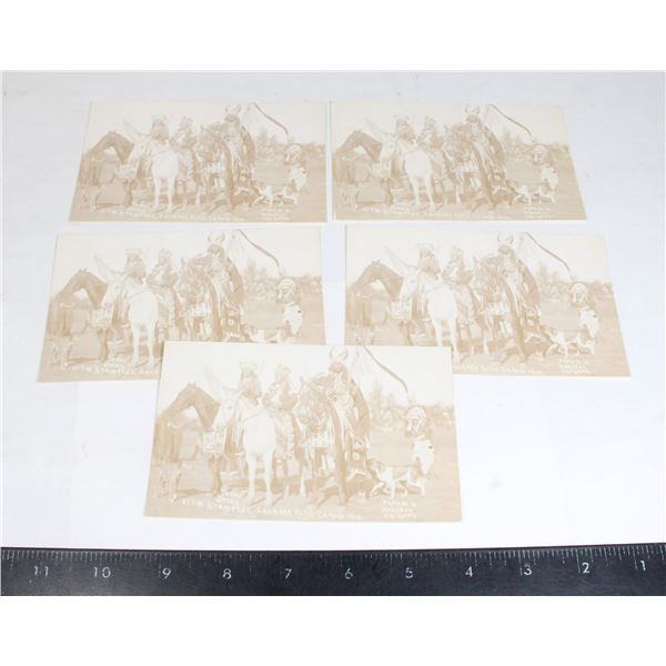 LOT OF FIVE CALGARY STAMPEDE POST CARDS