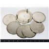 Image 2 : SET OF ELEGANCE SILVER PLATED ON STEEL