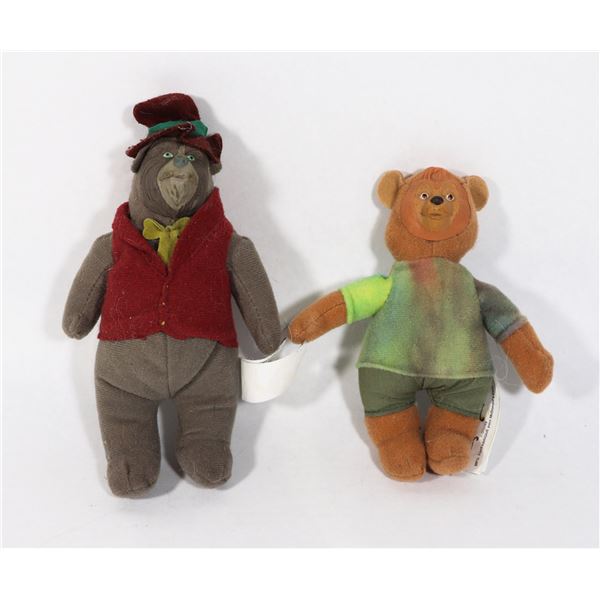 TWO DISNEY COUNTRY BEARS WITH TAGS IN TACT