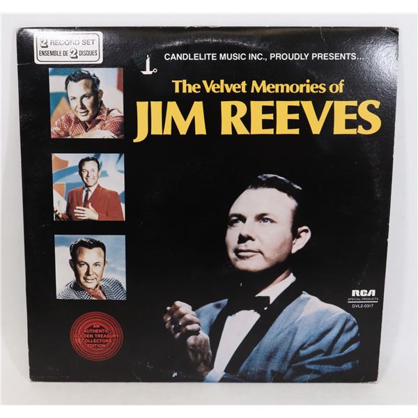 THE VELVET MEMORIES OF JIM REEVES ALBUM
