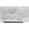 Image 1 : VINTAGE SET 11 GLASS SERVING BOWLS