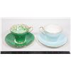 Image 1 : VINTAGE AYNSLEY TEACUPS 2 SETS