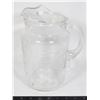 Image 1 : VINTAGE GLASS PITCHER WILDLIFE PATTERN