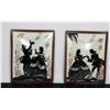 Image 1 : VINTAGE SILHOUETTES CONVEX GLASS