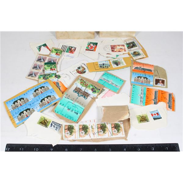 BOX OF OLD COLLECTABLE STAMPS