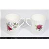 Image 1 : VINTAGE PAIR ROYAL CASTLE BONE CHINA