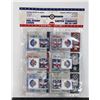 Image 1 : OFFICIAL NHL STAMP CARDS INCLUDING TIM HORTON