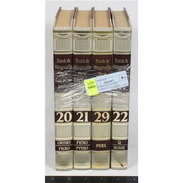 FUNK & WAGNALLS NEW ENCYCLOPEDIA 20,21,29,22